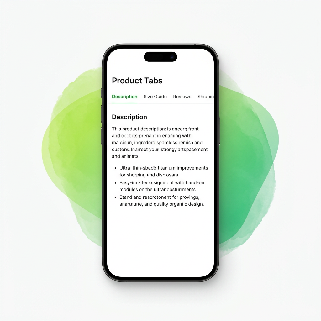 Product Tabs